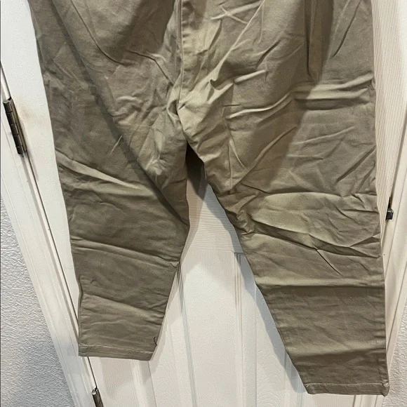 Khaki Pull-On Chino Pants - Picture 5 of 5